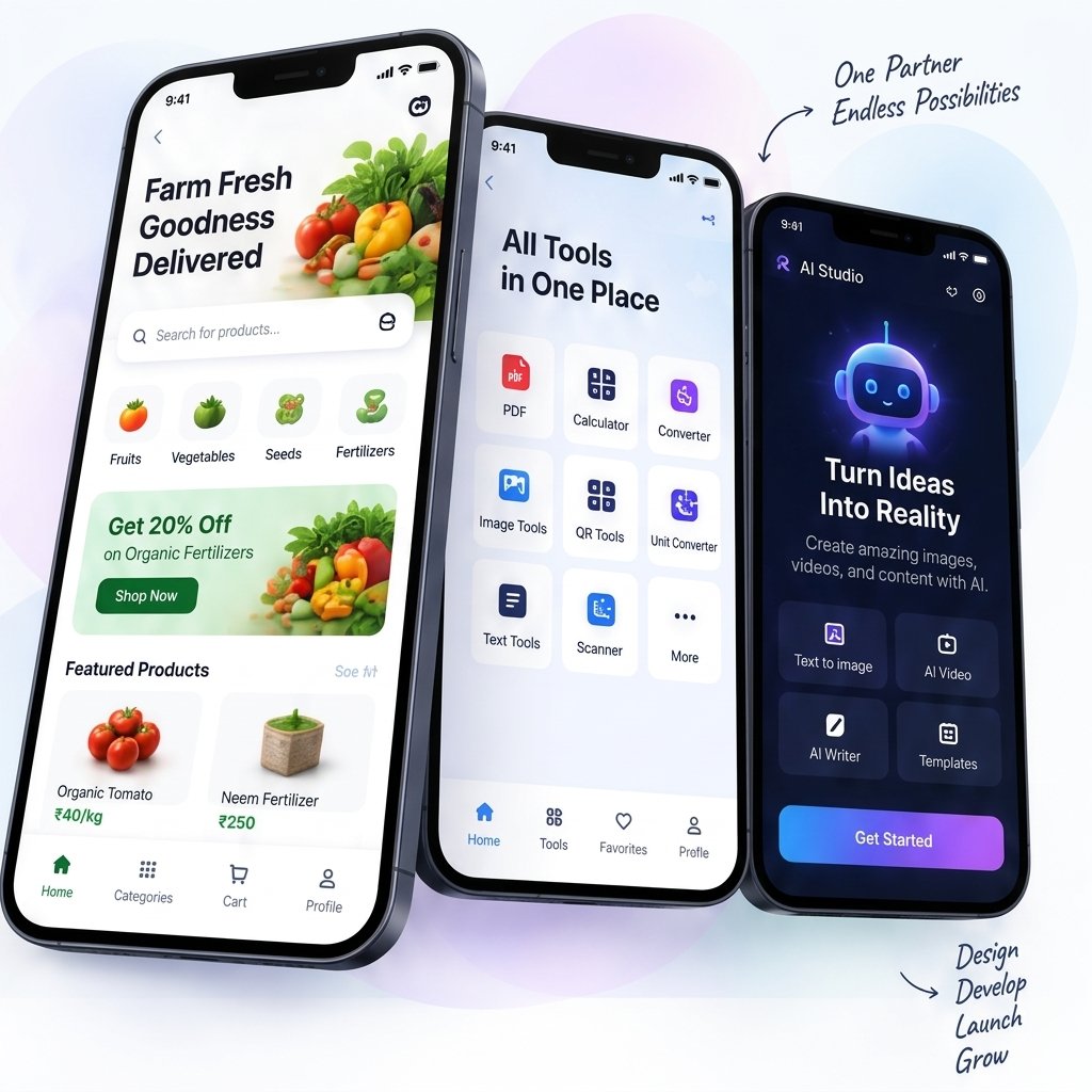 Android & iOS Mobile Apps Showcase - DigimaxLabs